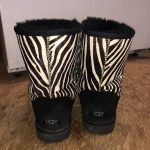 Zebra print UGGs